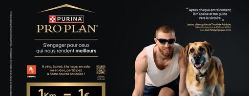 PRO PLAN® France lance sa première course solidaire en faveur des chiens guides !