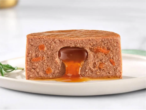 mousseline coeur en sauce