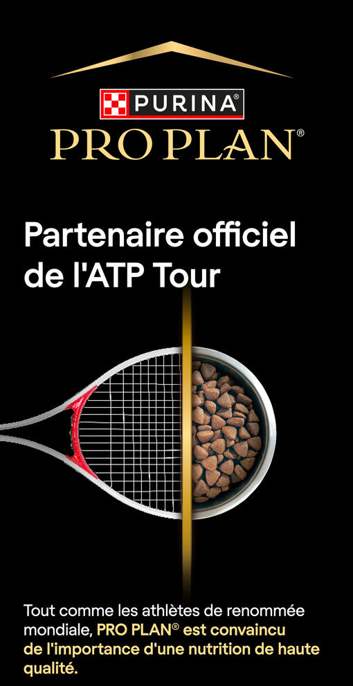 PRO PLAN, partenaire officiel de l'ATP Tour