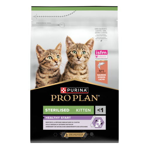PURINA PRO PLAN STERILISED KITTEN AVEC OPTISTART - RICHE EN SAUMON