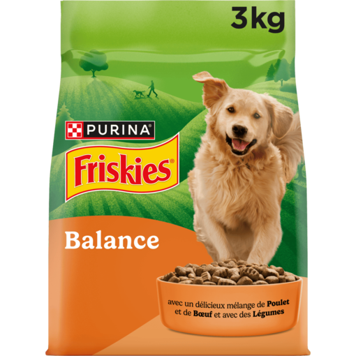 Friskies® Balance - Croquettes équilibrées pour chien au poulet et au boeuf